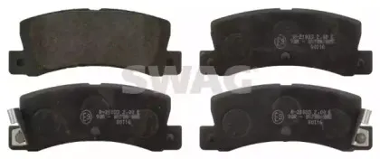 Комплект тормозных колодок, дисковый тормоз SWAG купить